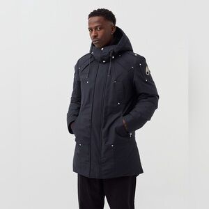 Moose Knuckles Men's Black Puffer Coat